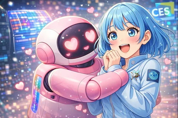CES 2026開幕！抱きしめロボと肌に貼れるディスプレイにワクワク！